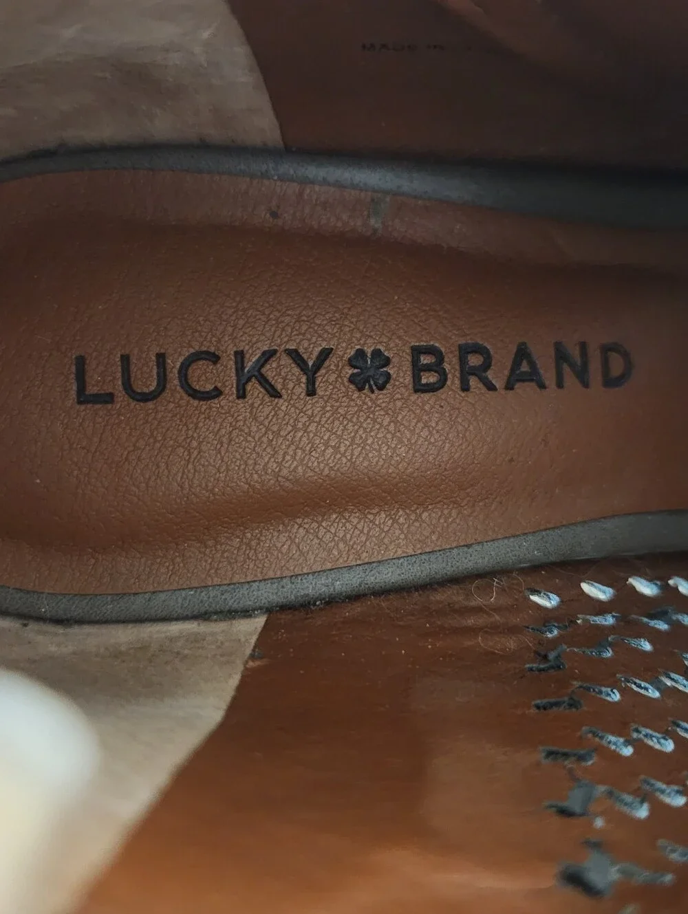 GORGEOUS LUCKY BRAND TAN SUEDE LASER CUT WEDGE OPEN TOE ANKLE BOOTS SIZE 7